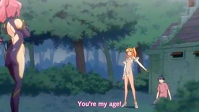 Busty pregnant girl is penetrated in her pussy and ass by tentacles