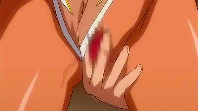 Busty pregnant girl is penetrated in her pussy and ass by tentacles