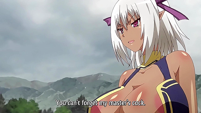 Holy Knight Ruvyrias 3 - Tentacle beast impregnates busty anime elf demon