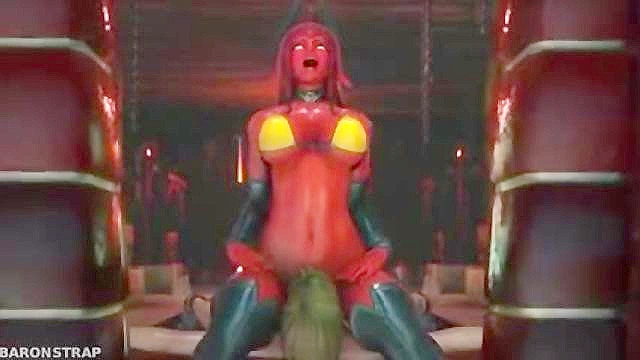 Succubus dominates an Elf making her lick her demon pussy