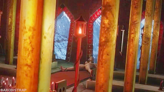 Succubus dominates an Elf making her lick her demon pussy