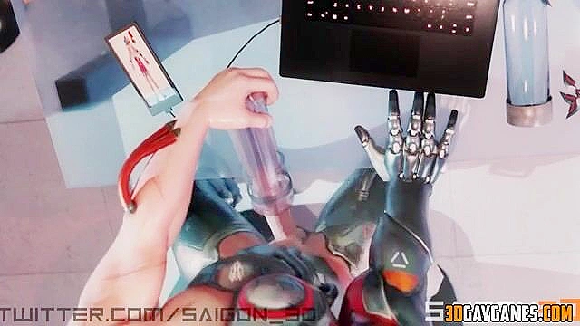 Big dick 3D gay heroes fucking hard and masturbating