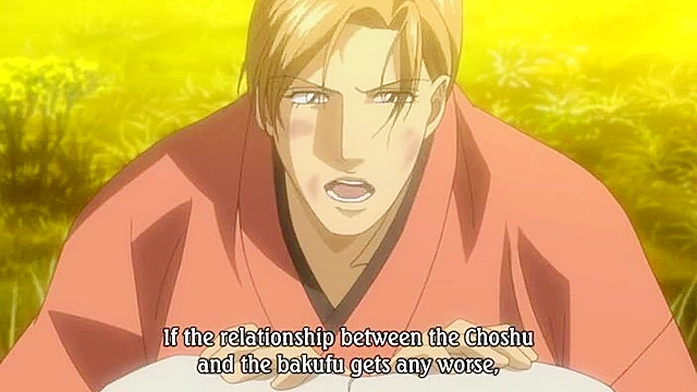 Winter Cicada 2 - Gay samurai make passionate yaoi love outdoors