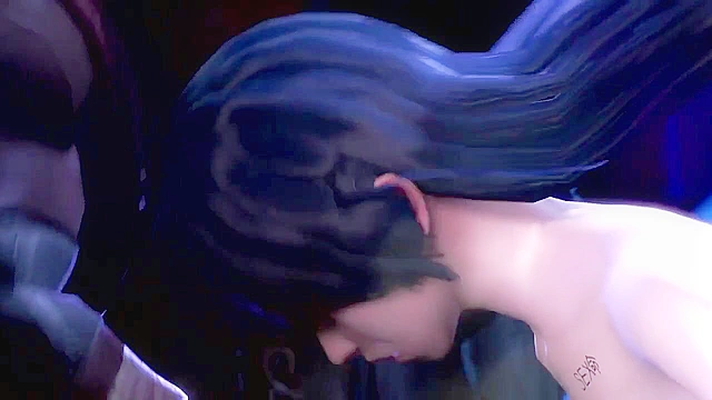 Taimanin Asagi 2.5: Bad End - Enslaved female ninja gangbanged on train