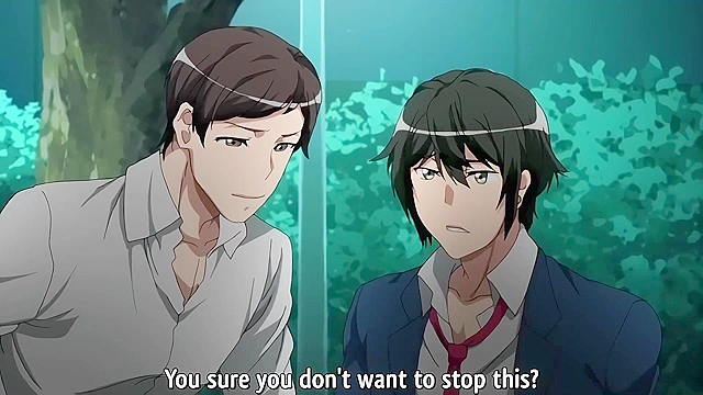 You Belong to Me 2 - Pervy hentai schoolgirl has outdoor threesome while cuck watches