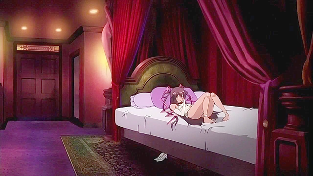 Petite slave girls are used like fucking hentai whores in dirty sex orgy with old men