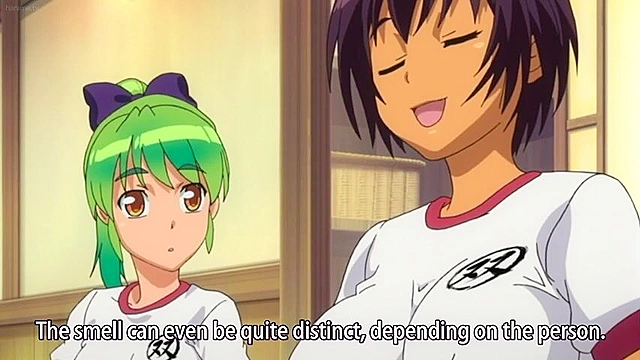 Futa Club! 1 ep2 - Busty futa schoolgirl gets her ass fucked by petite futa with pigtails