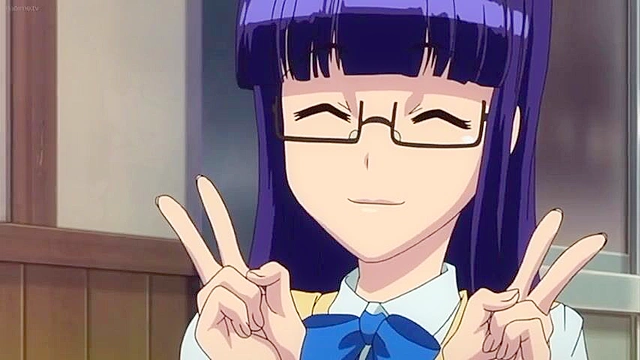 Futa Club! 1 ep2 - Busty futa schoolgirl gets her ass fucked by petite futa with pigtails