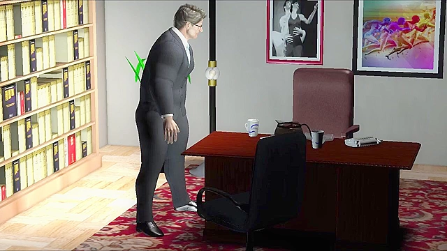 The Applicant's Test - 3D gay porn - Gay boss has new employees fuck his ass