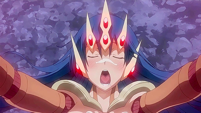 Jet Black Shaga 1 - Old guy is fucking young hentai hottie when attacked by spider monster