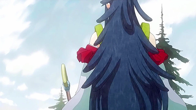 Jet Black Shaga 1 - Old guy is fucking young hentai hottie when attacked by spider monster