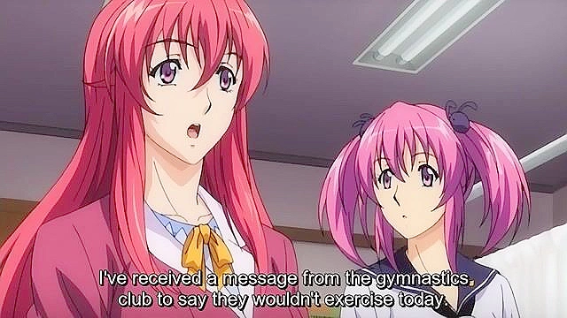 Hentai Gymnastics girls have a groupsex fuck session