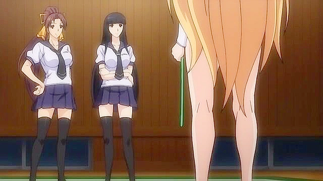 Hentai Gymnastics girls have a groupsex fuck session