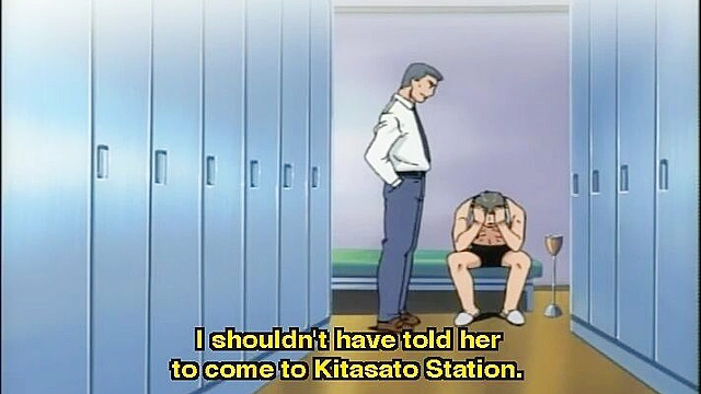 Dirty hentai schoolgirl gets gangbanged in her her hot wet pussy on train