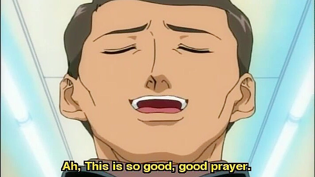 Dirty hentai schoolgirl gets gangbanged in her her hot wet pussy on train