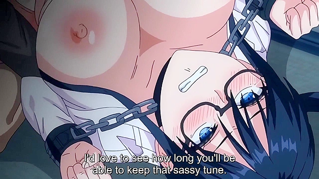 Library Girl 5 - Bound teacher hard fucked by hentai ugly bastard