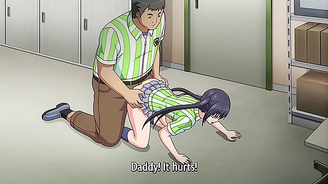 JK and Manager 4 - Pervert manager fucks sisters in back store room