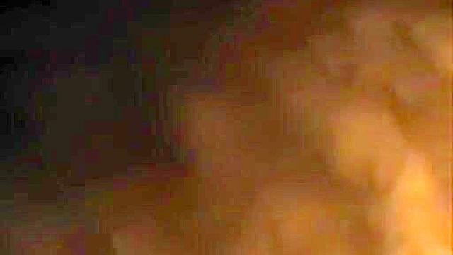 Redhead babe in bikini gets double penetrated on the beach with onlookers