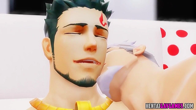 3D gay super heroes ass fucking in sports car