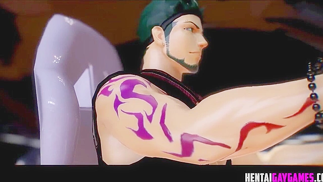 3D gay super heroes ass fucking in sports car