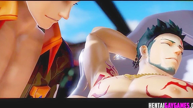 3D gay super heroes ass fucking in sports car