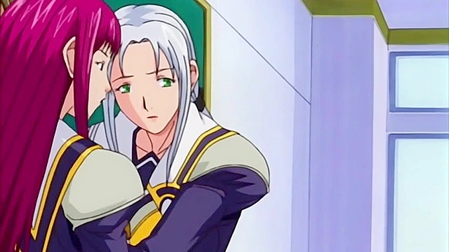 Slave boy gets group fucked by horny hentai bondage schoolgirls