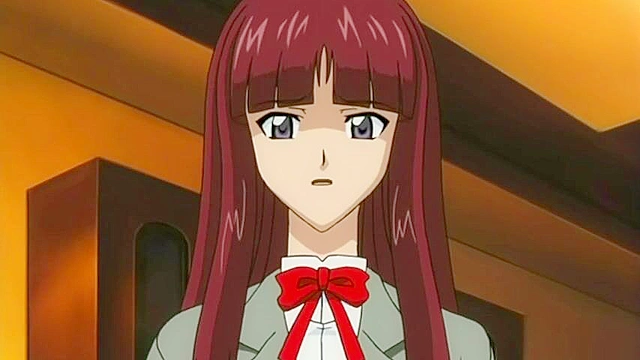 Gold Throbber 1 - Busty anime redhead gets gangbanged on public train while everyone watches