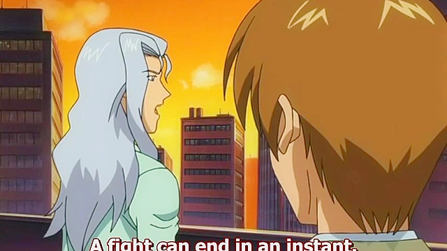 Gold Throbber 1 - Busty anime redhead gets gangbanged on public train while everyone watches