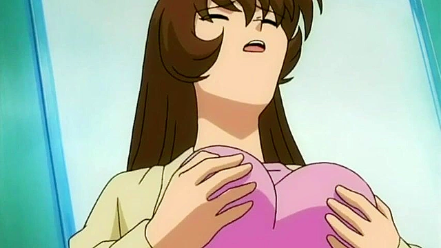 Gold Throbber 1 - Busty anime redhead gets gangbanged on public train while everyone watches