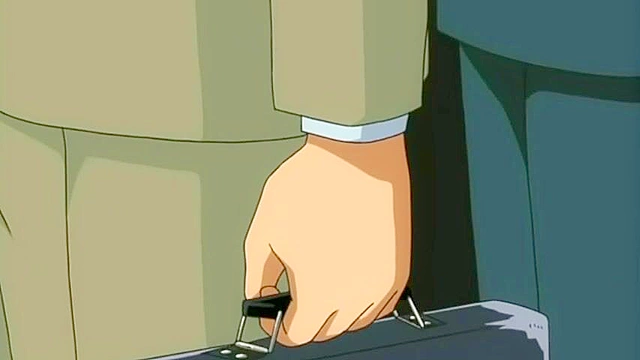 Gold Throbber 1 - Busty anime redhead gets gangbanged on public train while everyone watches