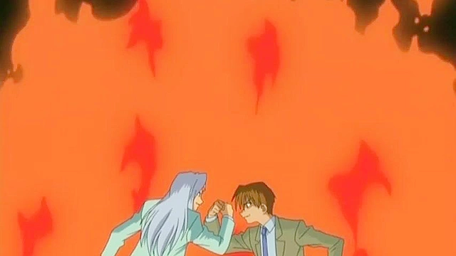 Gold Throbber 1 - Busty anime redhead gets gangbanged on public train while everyone watches