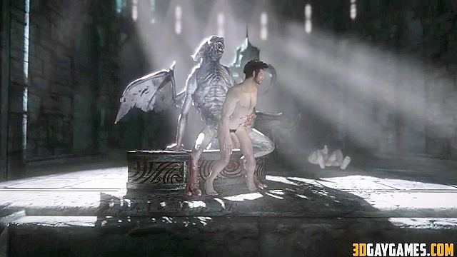 Vampire fucks gay human in the ass roughly