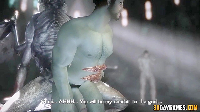 Vampire fucks gay human in the ass roughly