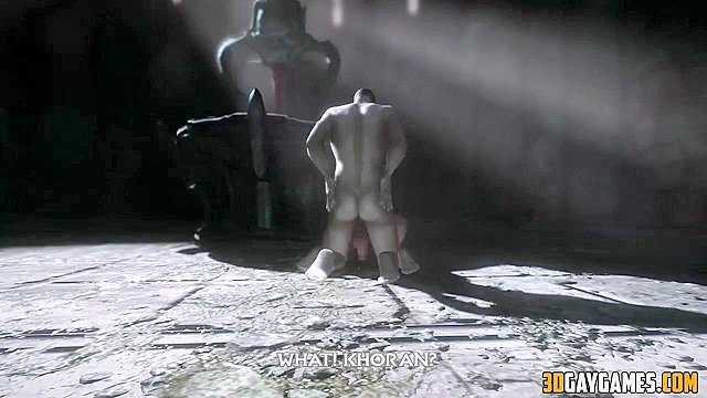 Vampire fucks gay human in the ass roughly