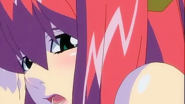 Naughty succubus uses her tail to fuck a tied up devil slut