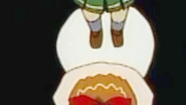 Hentai slave sisters satisfy a man with their tight assholes