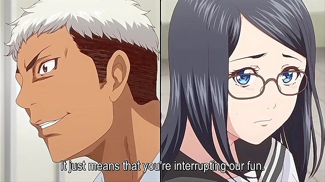 I Can't Reach You 2 - Anime schoolgirl gives up virgin pussy to gangbang to save friend