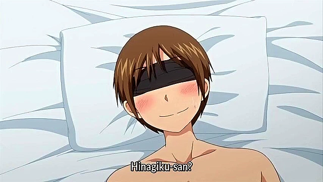 Hinagiku Virgin Lost Club 2 - Blindfolded student has reverse gangbang with hentai schoolgirls