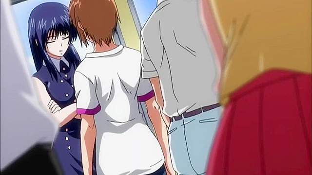 Hey, Let's Do It Properly! 5 - Hentai sisters have a lesbian threesome while brother watches