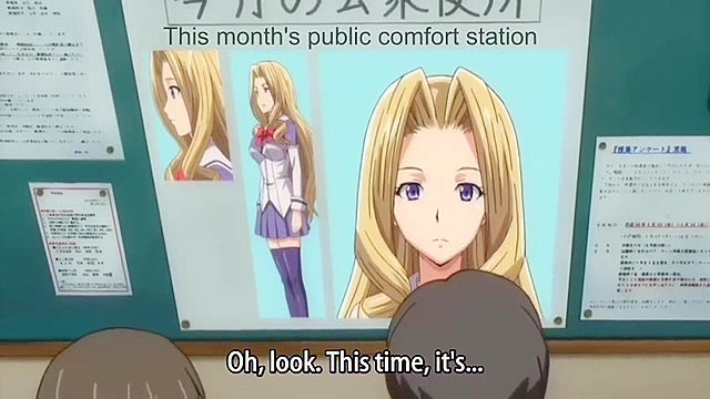 Comfort Station 1 - Student Council President becomes cum dump for entire school