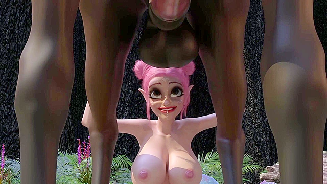 Centaur Things - Futanari centaurs fuck each other in the forest