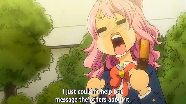 Peace Hame! 4 - Blonde anime schoolgirl loses bet and gets fucked while students watch