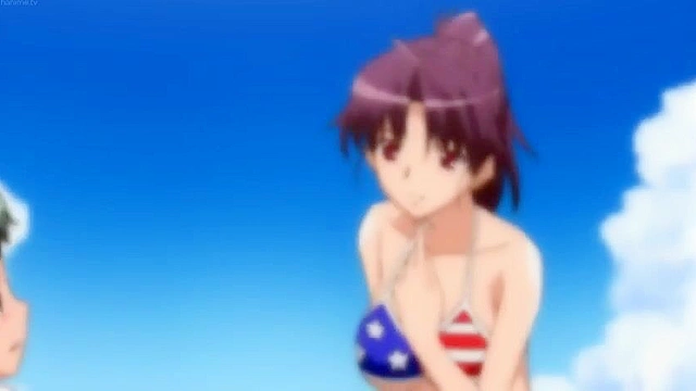 Sweet Home 3 - College guy fucks his hentai harem on the beach