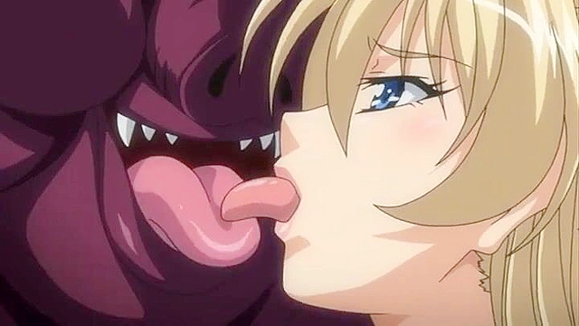 Brain Jacker 2 - Horse alien and pig monsters gangbang a pretty blonde hentai princess