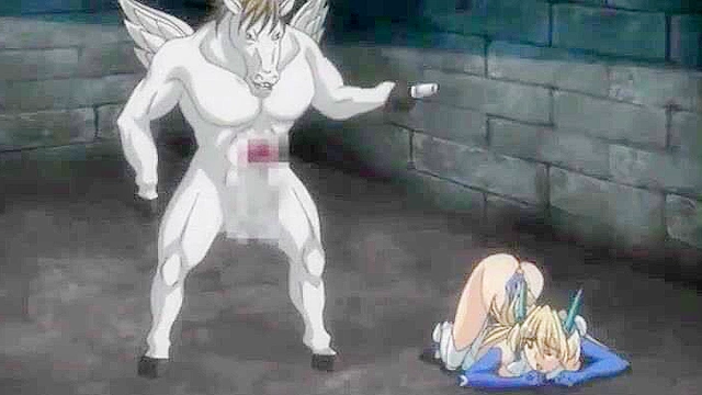 Brain Jacker 2 - Horse alien and pig monsters gangbang a pretty blonde hentai princess