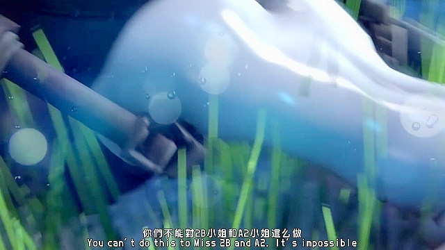 NieR Automata 1&2- 2B is captured and roughly gangbanged