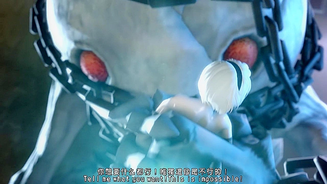 NieR Automata 1&2- 2B is captured and roughly gangbanged