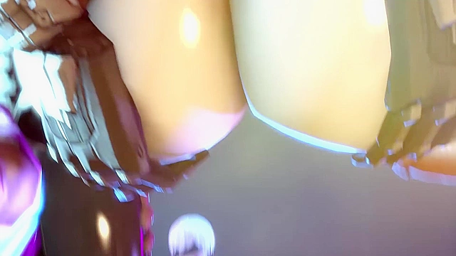 NieR Automata 1&2- 2B is captured and roughly gangbanged