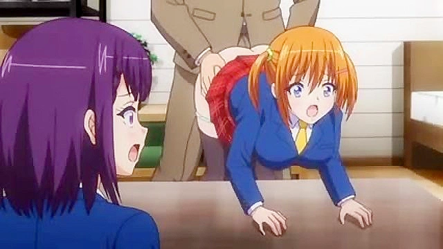 Lecherous Salaryman 2 ep2 - Hentai schoolgirl gets her pussy punished in front of senpai