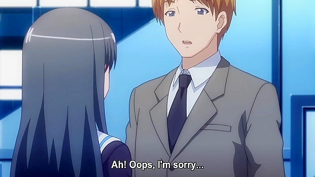 Lecherous Salaryman 2 ep2 - Hentai schoolgirl gets her pussy punished in front of senpai